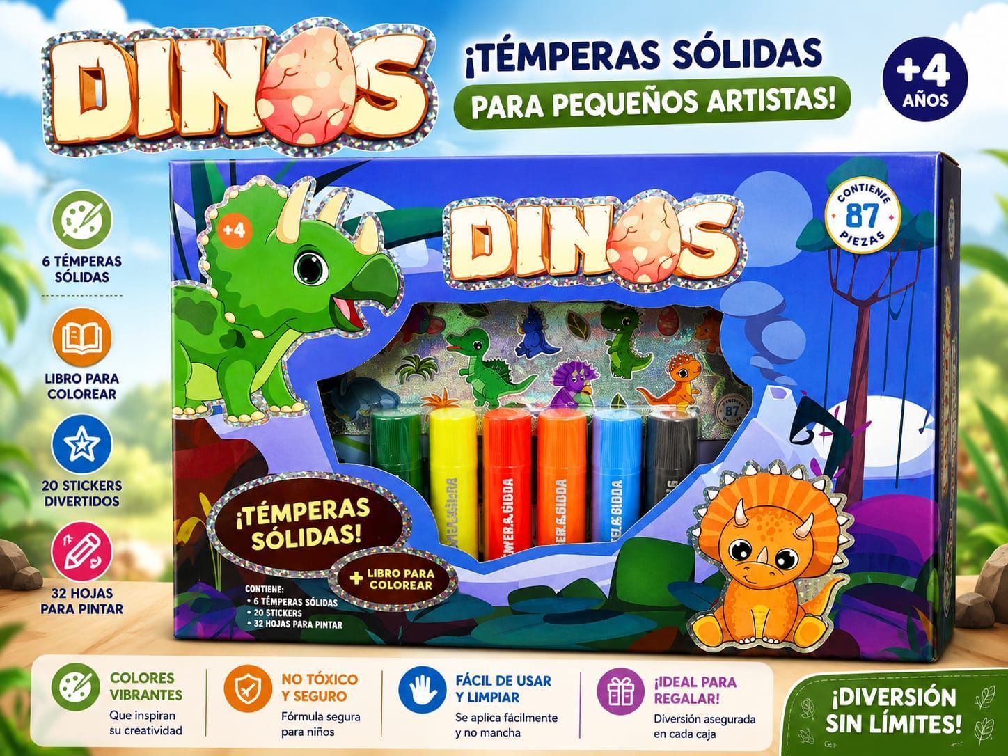 Kit Dinosaurios