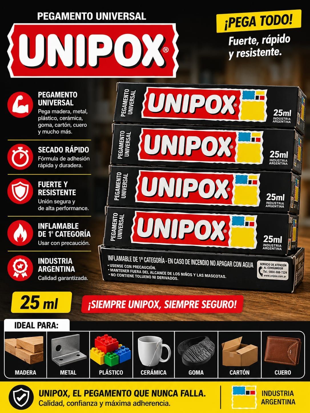 Pegamento Universal UNIPOX 25ml
