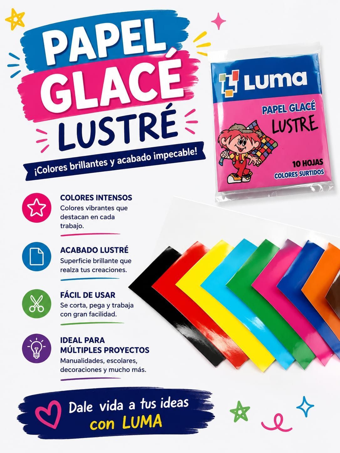 Papel Glace opaco