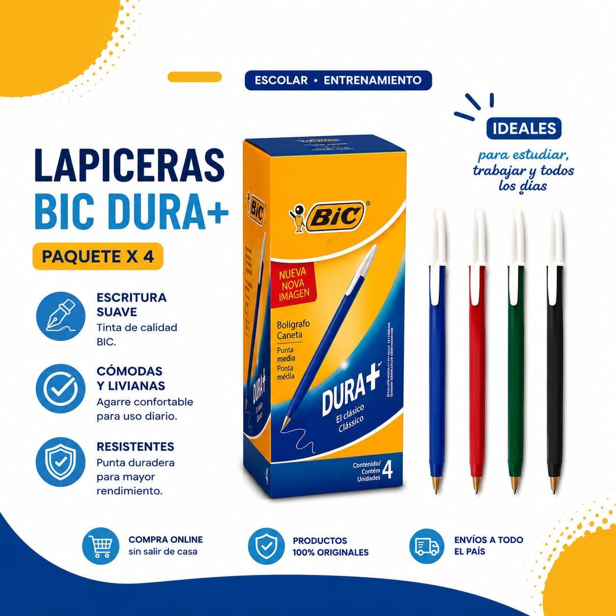 Lapiceras Bic - Opaco X2