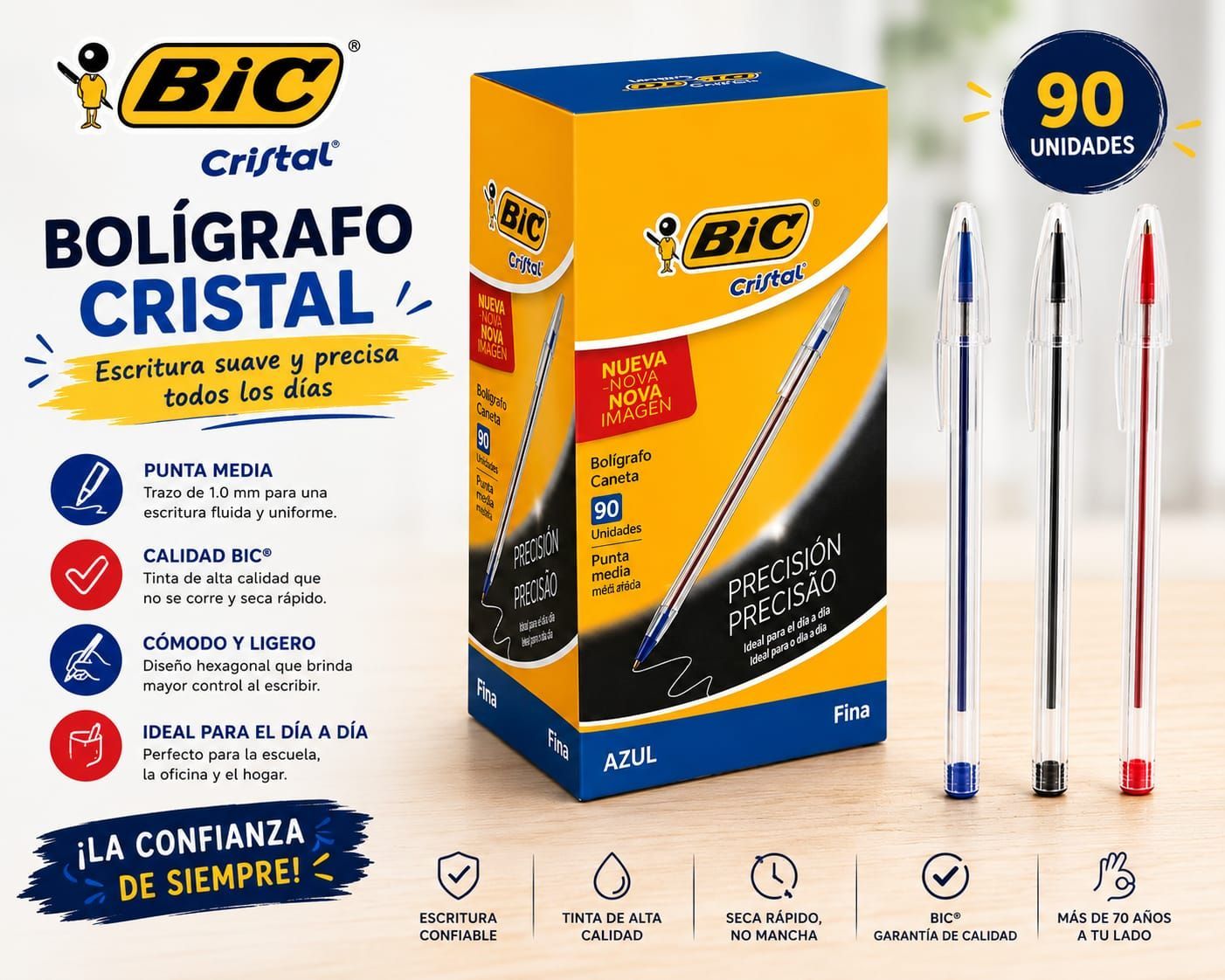 Lapiceras Trazo Fino Bic