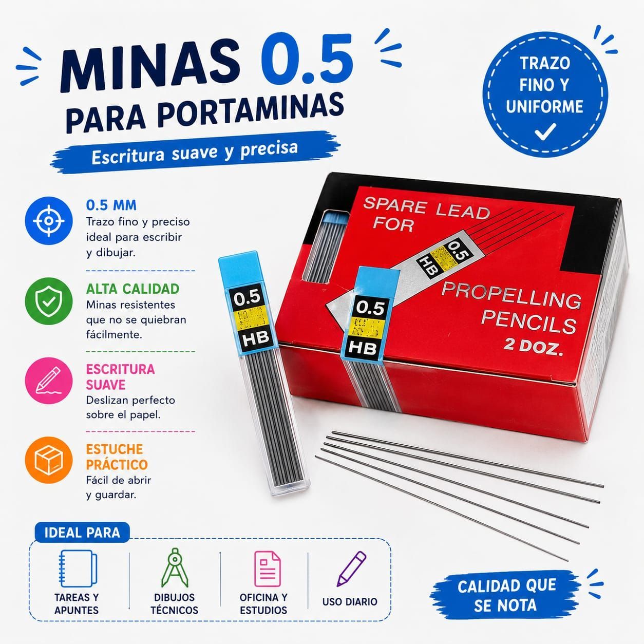 Minas 0.5 Portaminas PIZZINI