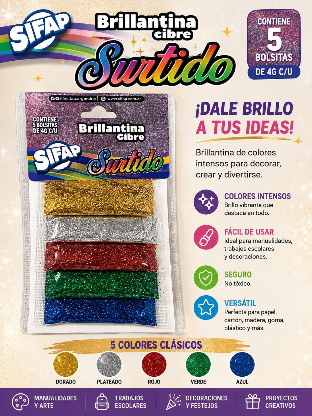 BRILLANTINA SIFAP SURTIDA