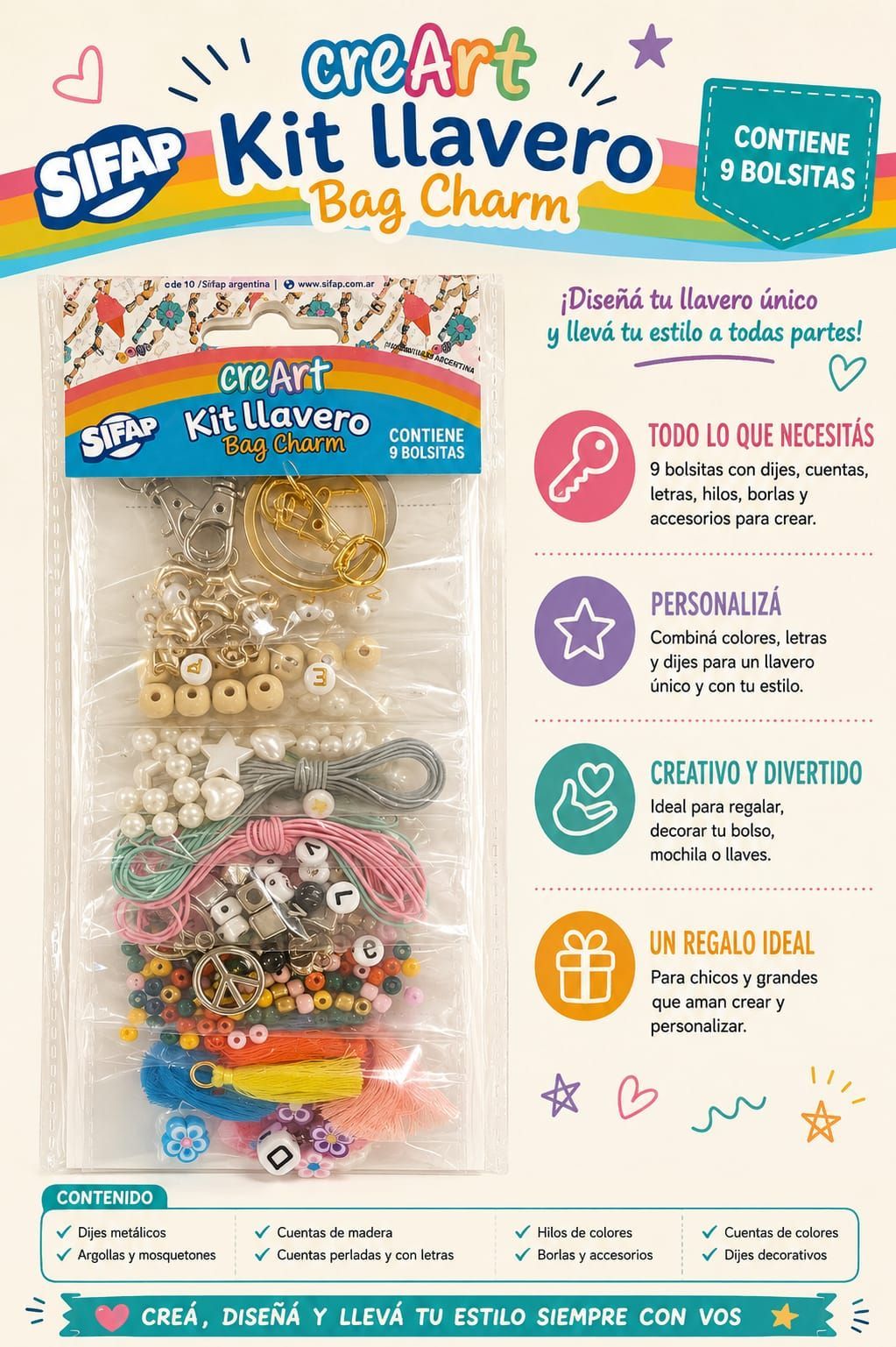 KIT SIFAP LLAVEROS X9 BOL