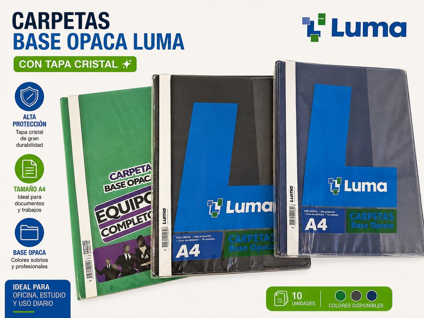 Carpeta Tapa Transparente A4