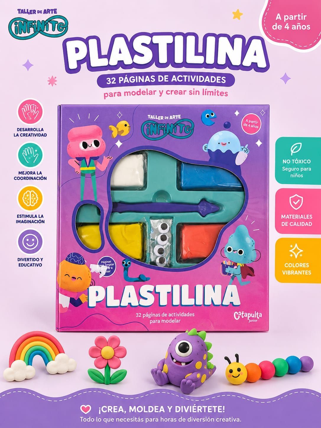 LIBRO CATAPULTA+ PLASTILINA