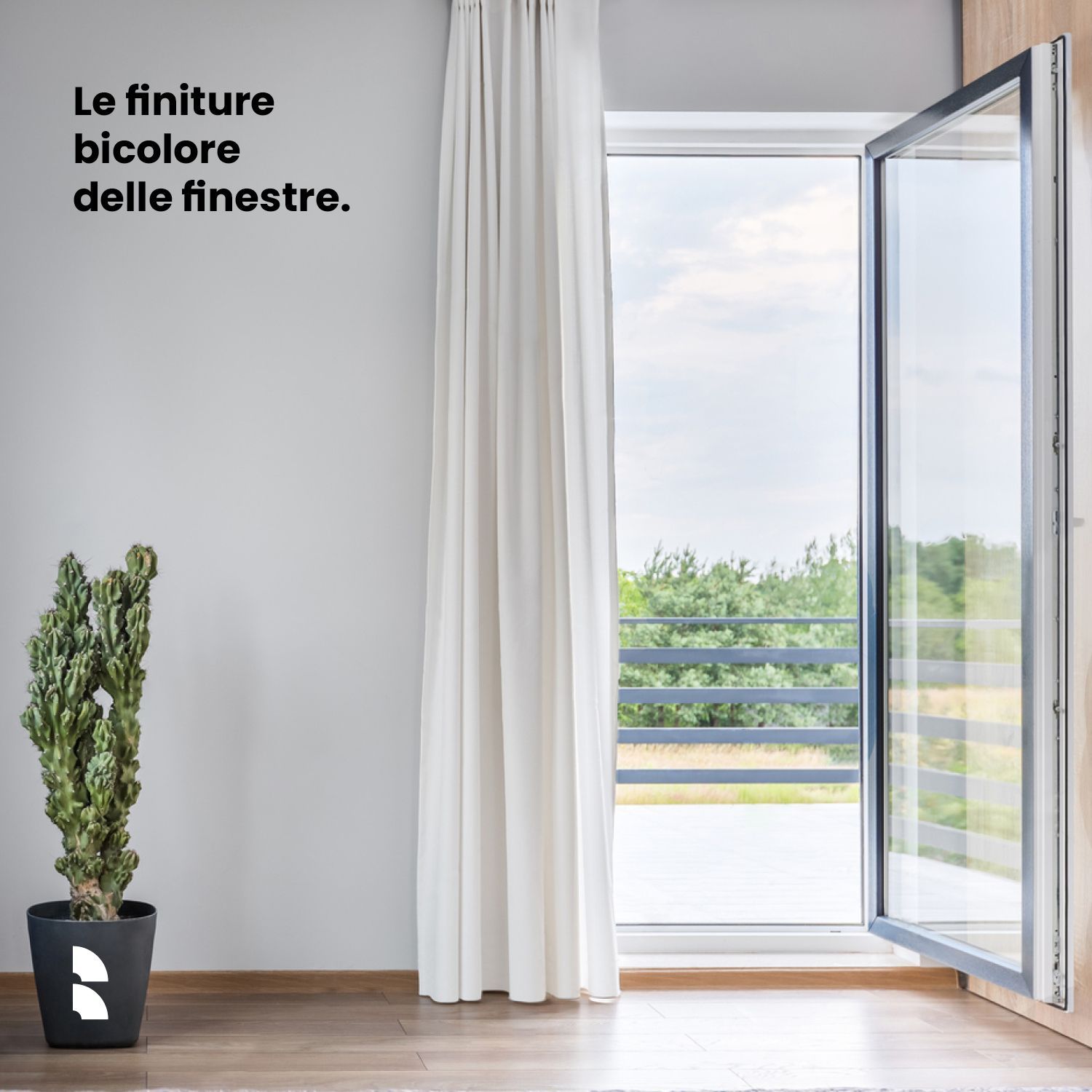 finestre finitura bicolore