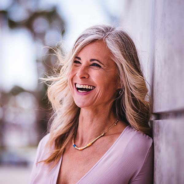 Woman laughing