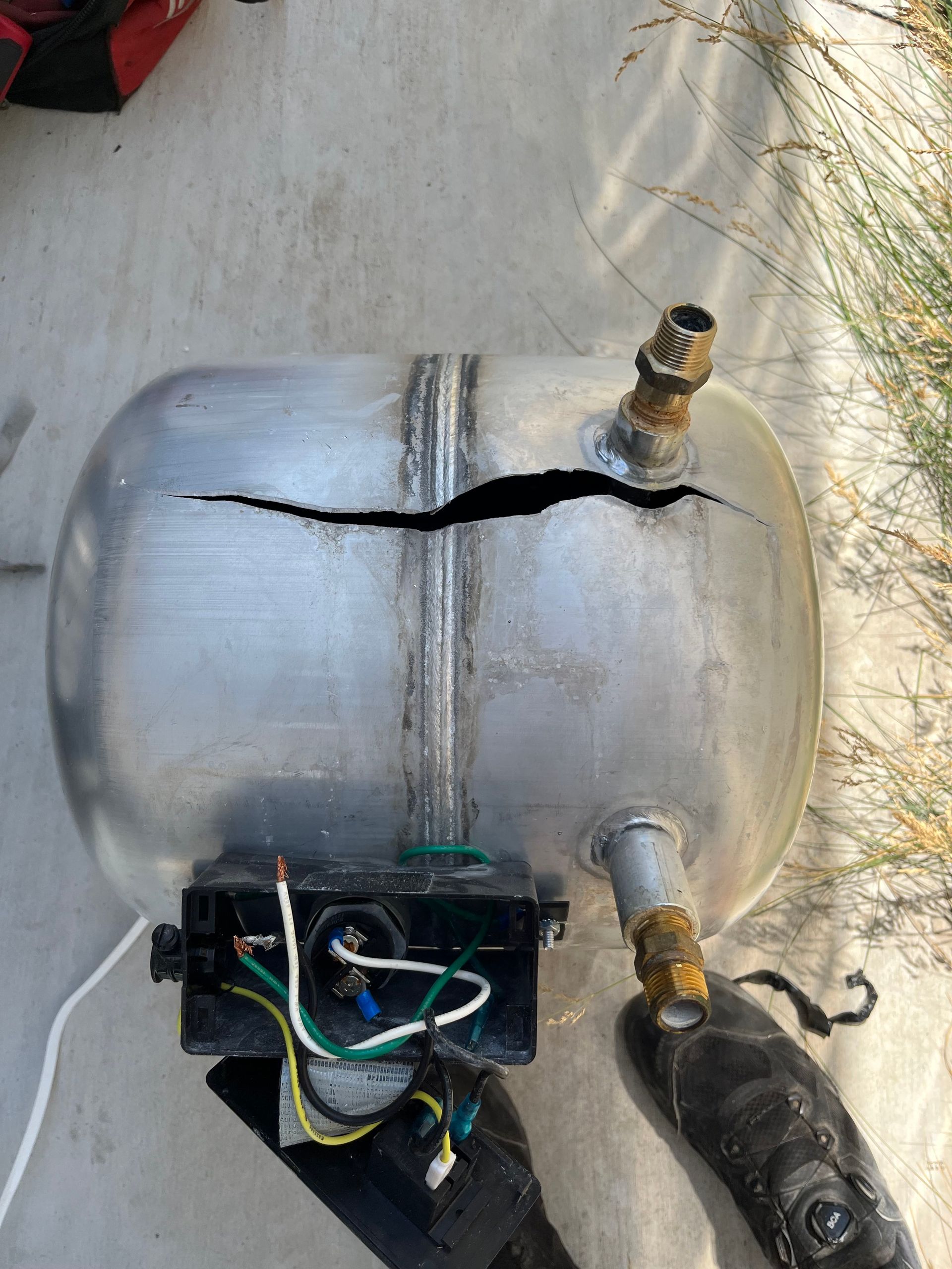Broken Water heater
