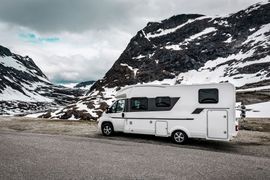 winter camping trip