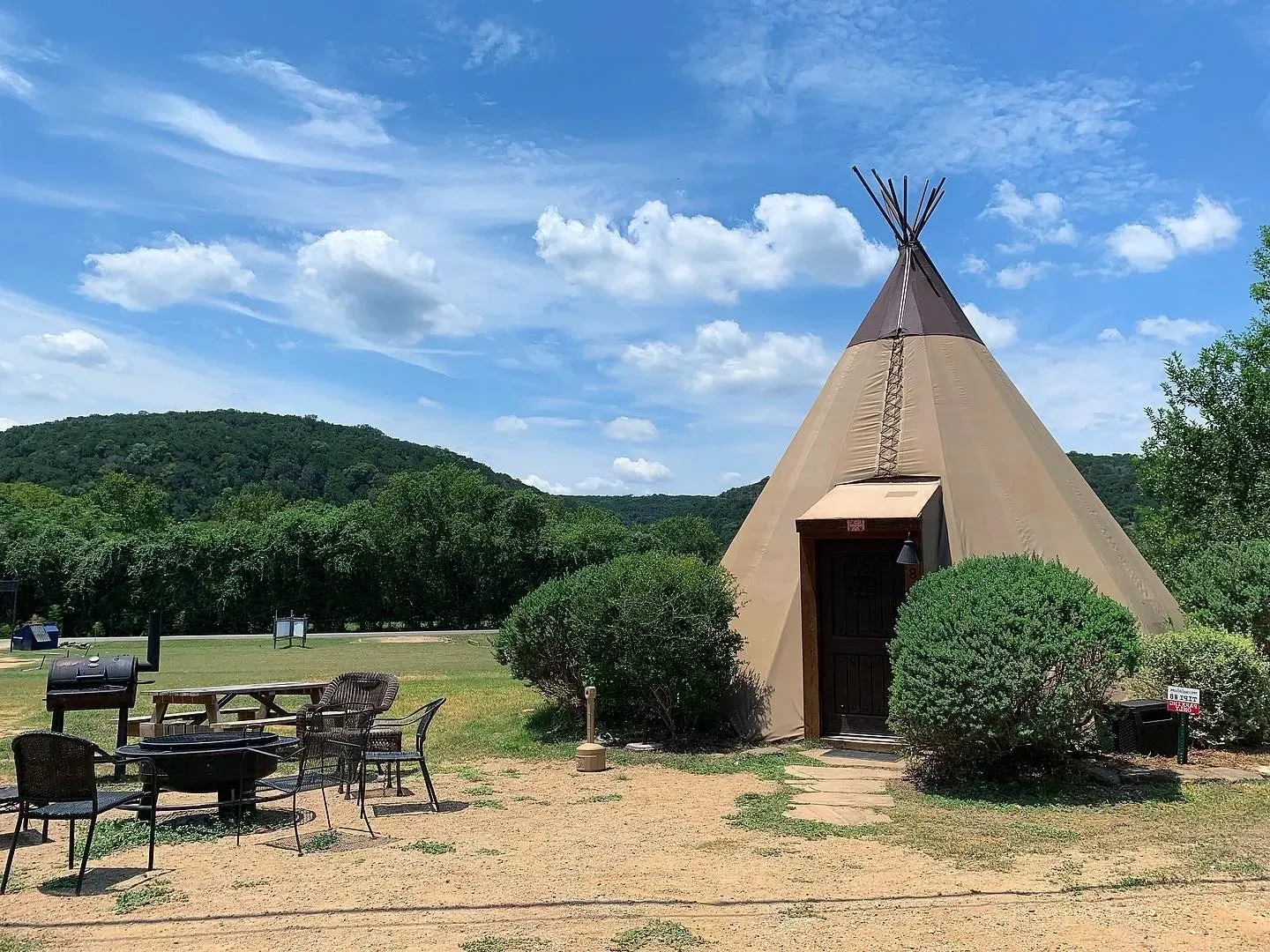 Tipi Retreats on the Guadalupe River