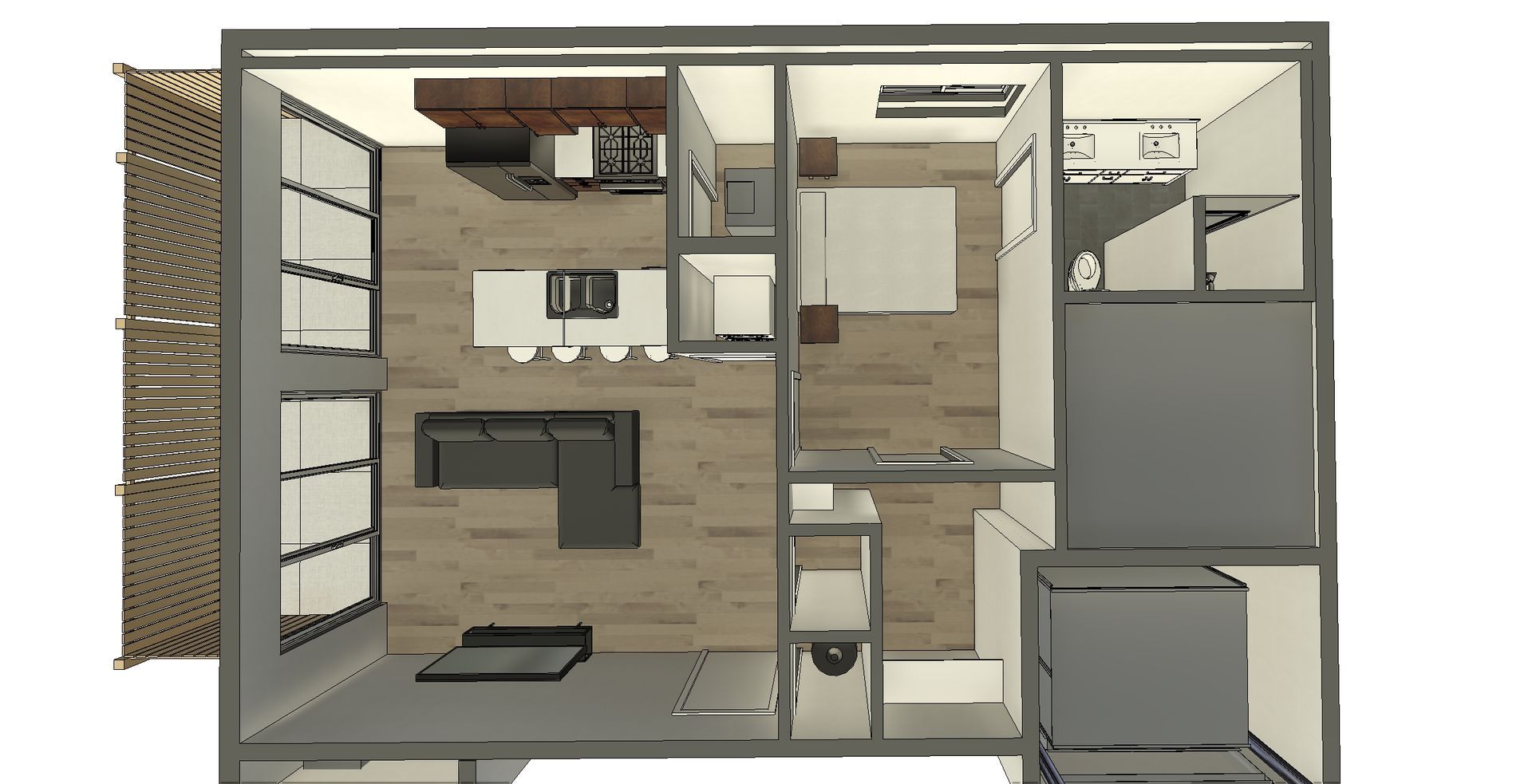 Floor plan Unit E