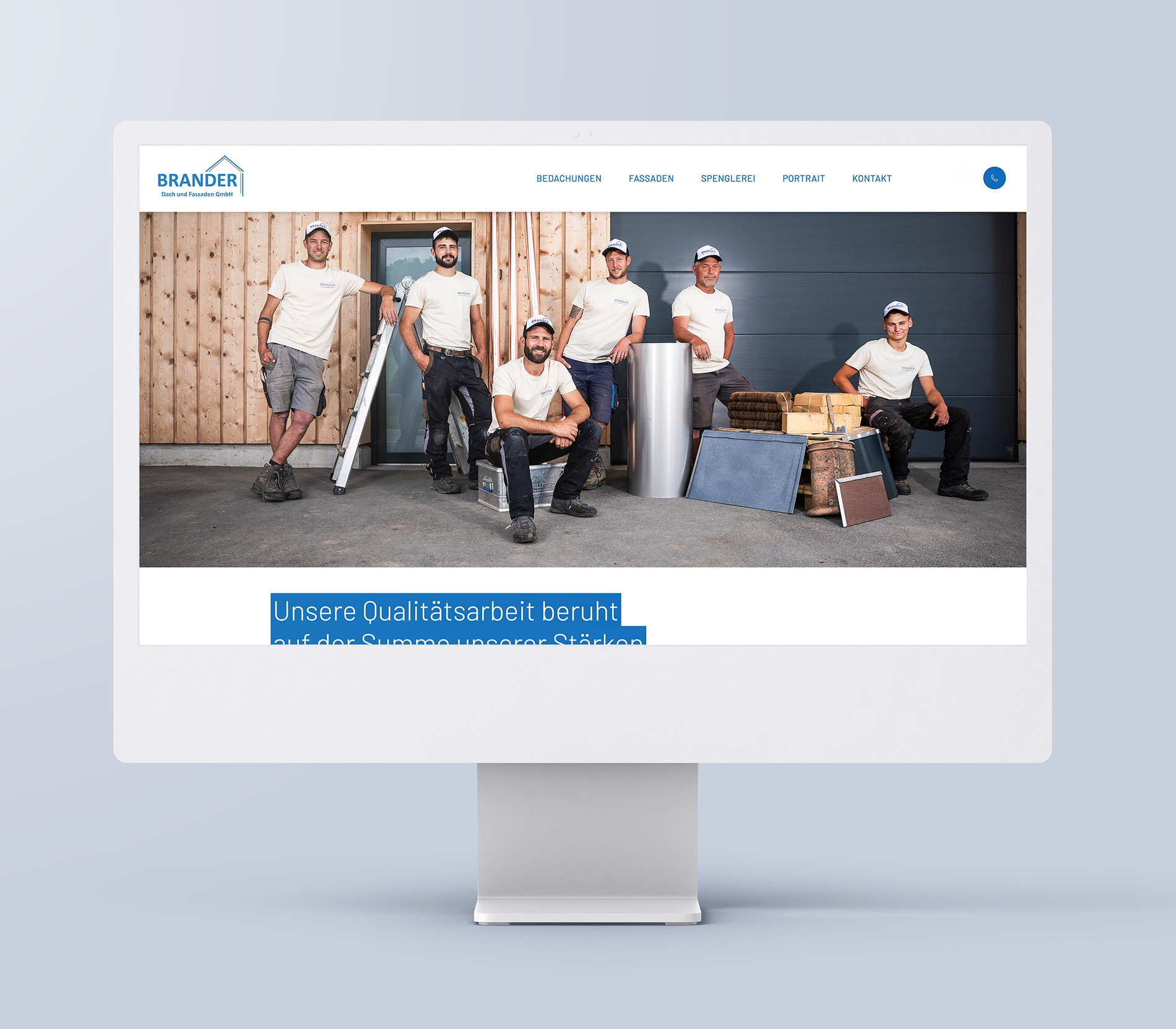 Neuer Webauftritt für Brander Dach und Fassaden
