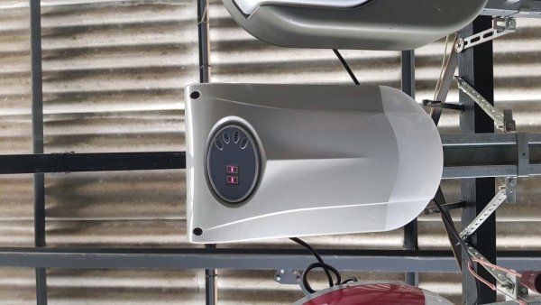 double aluminium garage door