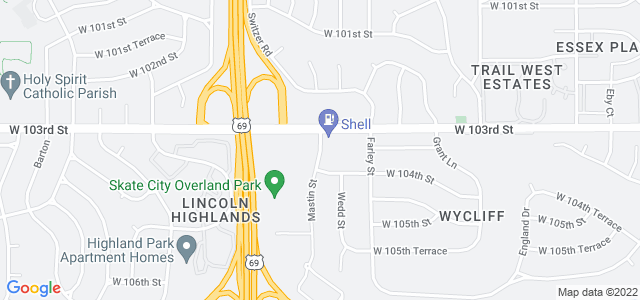 Map of business location