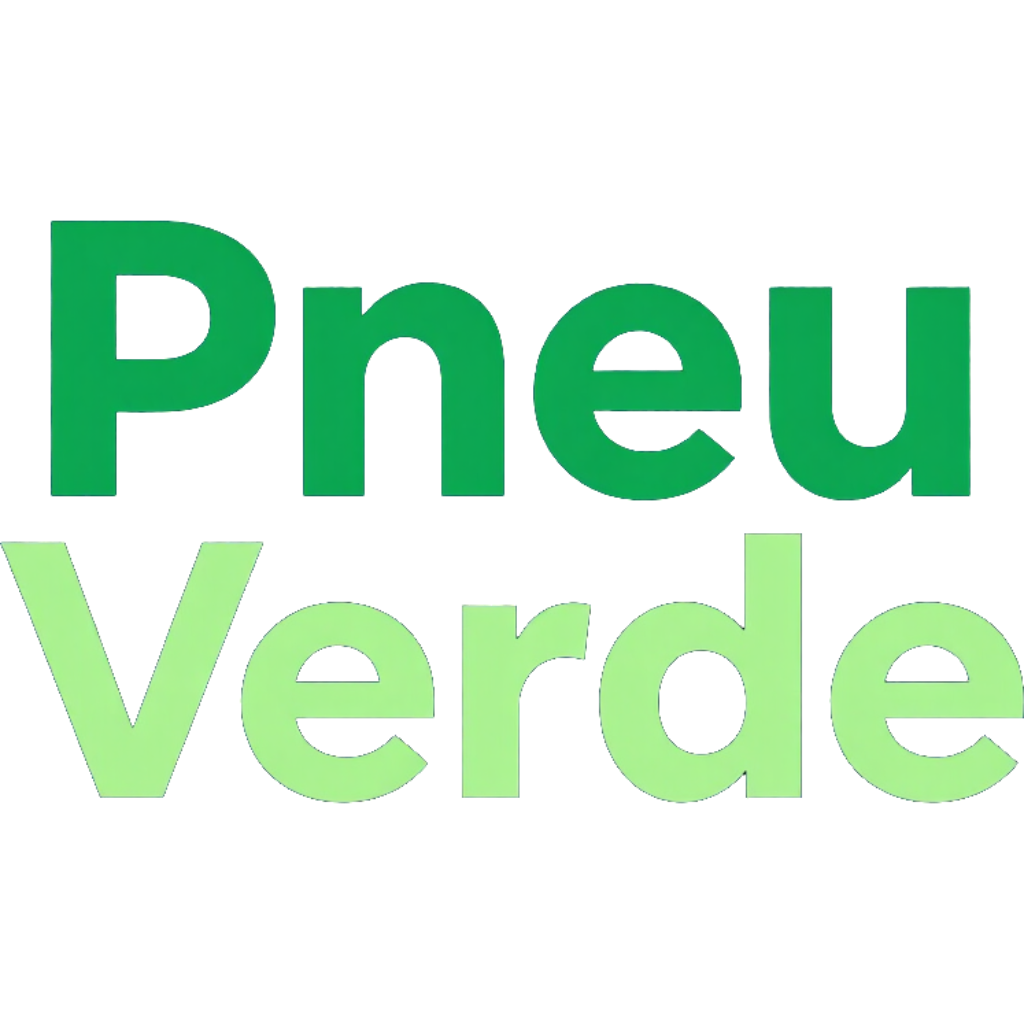 Green “Pneu Verde” text logo on a white background
