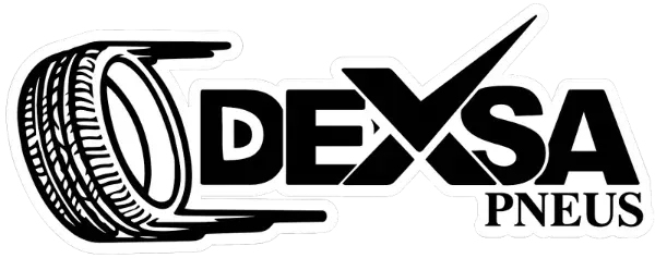 Logotipo da Dexsa Continental com texto preto e cavalo sobre fundo laranja.