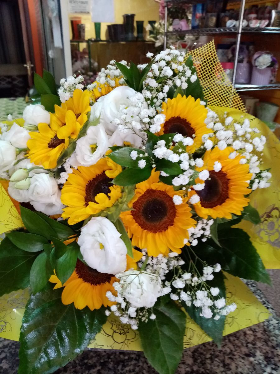 Mazzo di girasoli