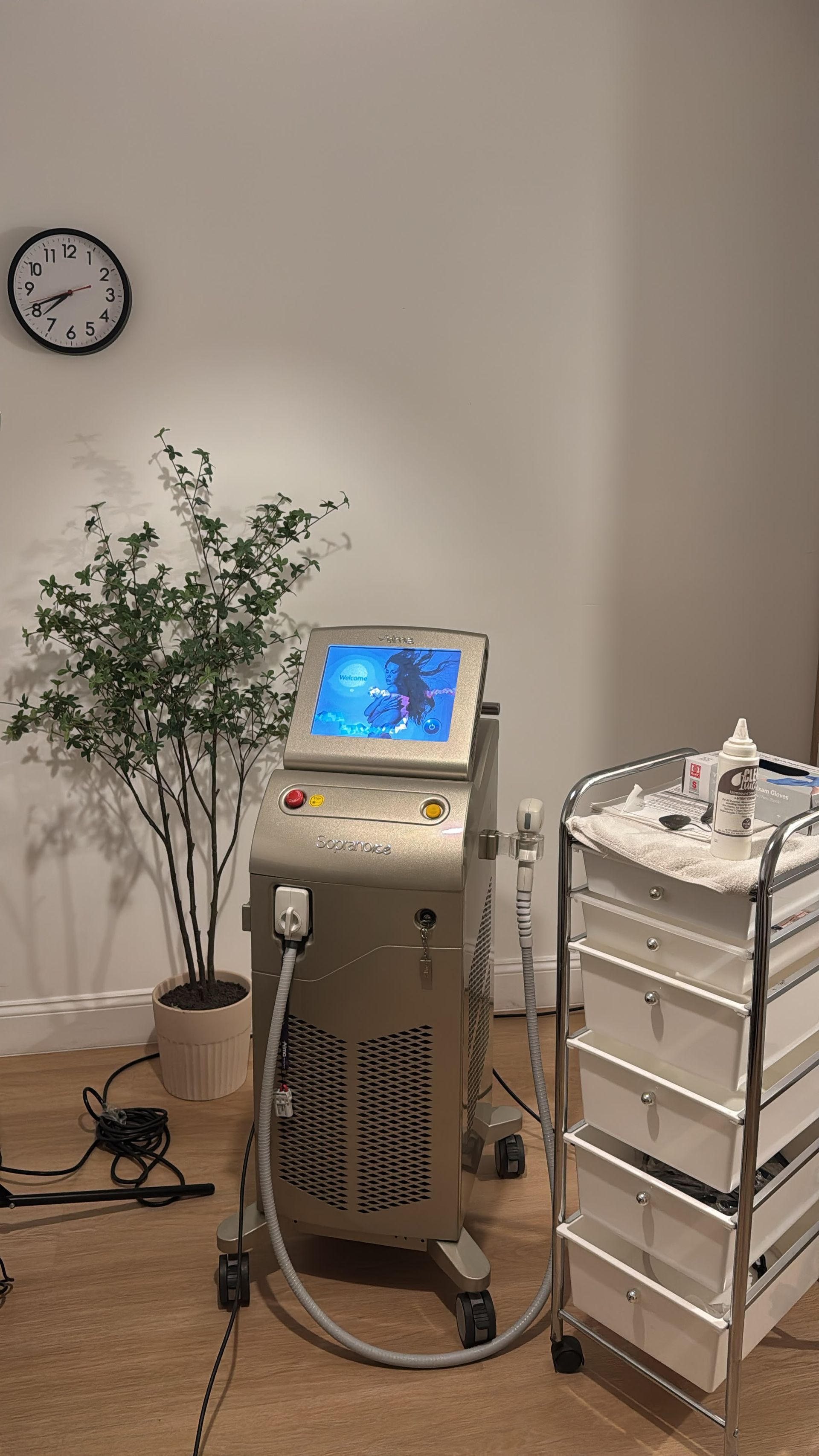 Soprano ICE device in the treatment room