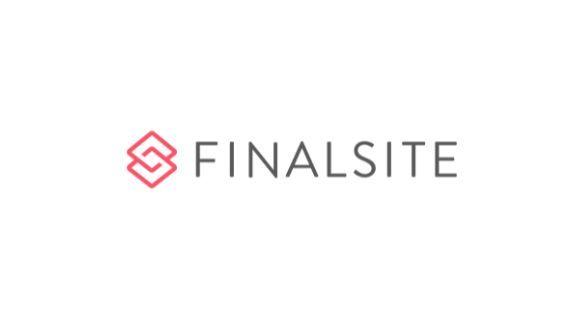 The finalsite logo is on a white background.