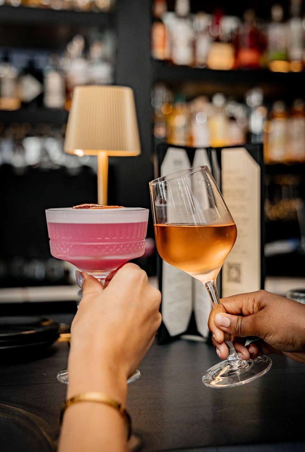Cocktails in the lounge