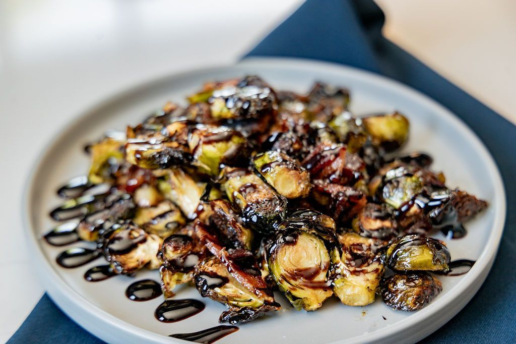 Fried Brussel sprouts