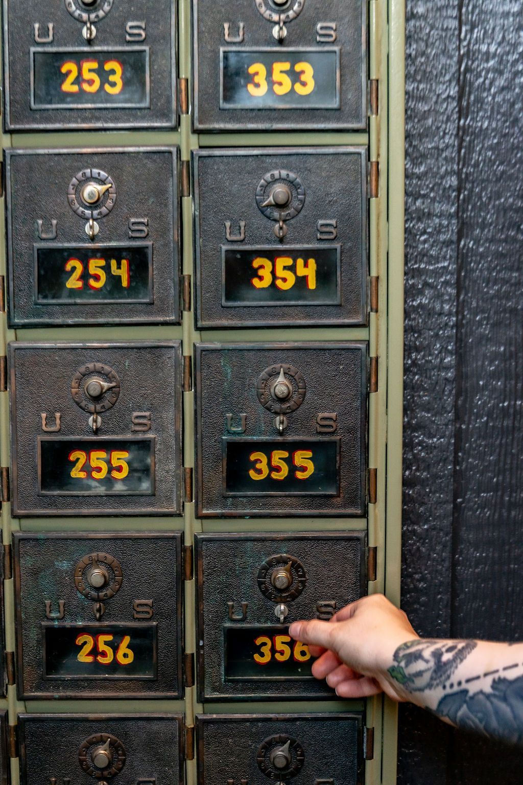 Passcode to get in mailboxes