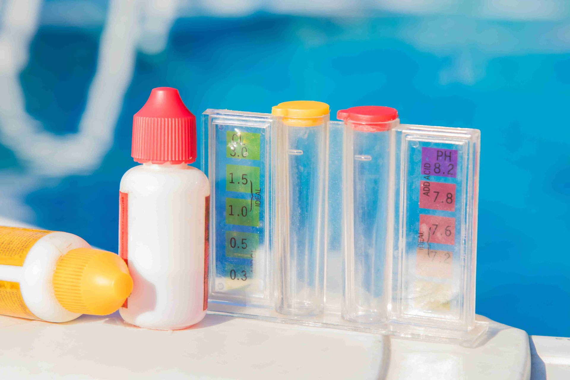 Pool maintenance chemicals