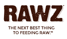 A logo for rawz the next best thing to feed raw