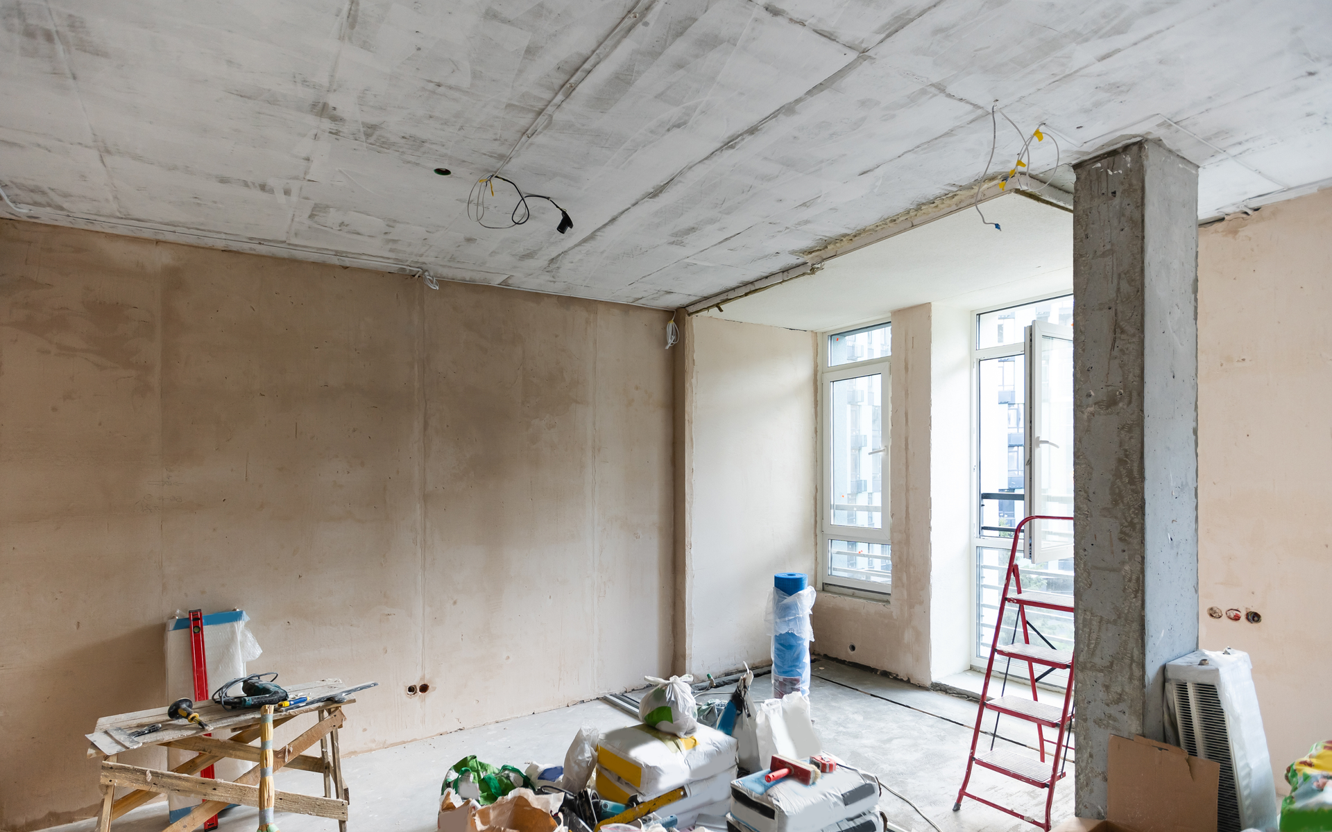 Electrical Install at Open space
