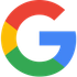 Google logo with multicolored G in red, yellow, green, and blue