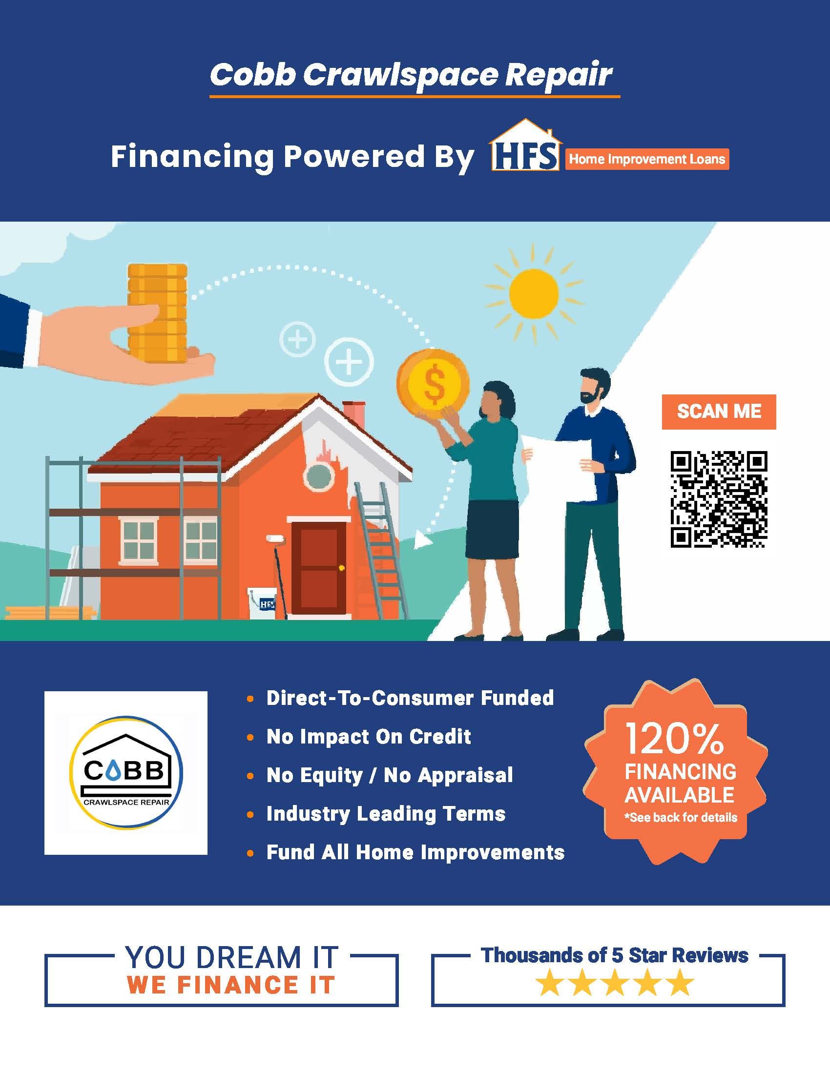 Enhancify Financing — Anderson, SC — Cobb Crawlspace Repair LLC