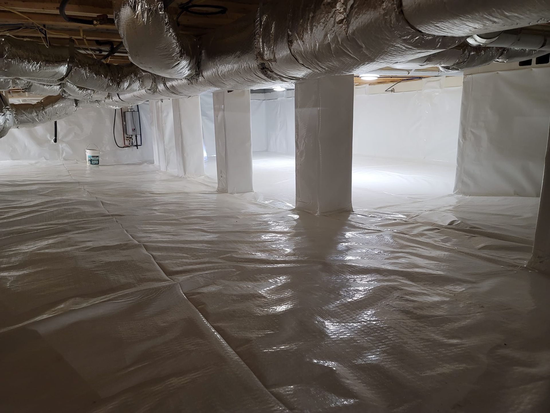 Newly Encapsulated Crawlspace — Anderson, SC — Cobb Crawlspace Repair LLC Newly Encapsulated Crawlspace — Anderson, SC — Cobb Crawlspace Repair LLC