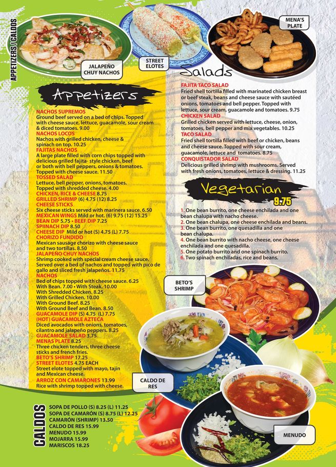 Menu Page 2