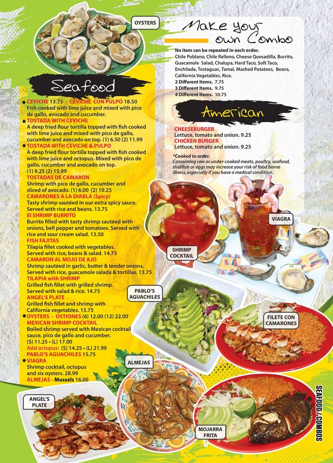 Menu Page 9