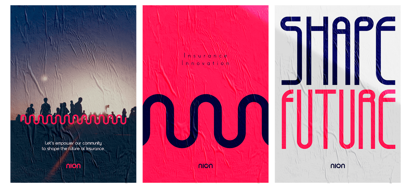 Campanha NION com frase “Shape the Future”