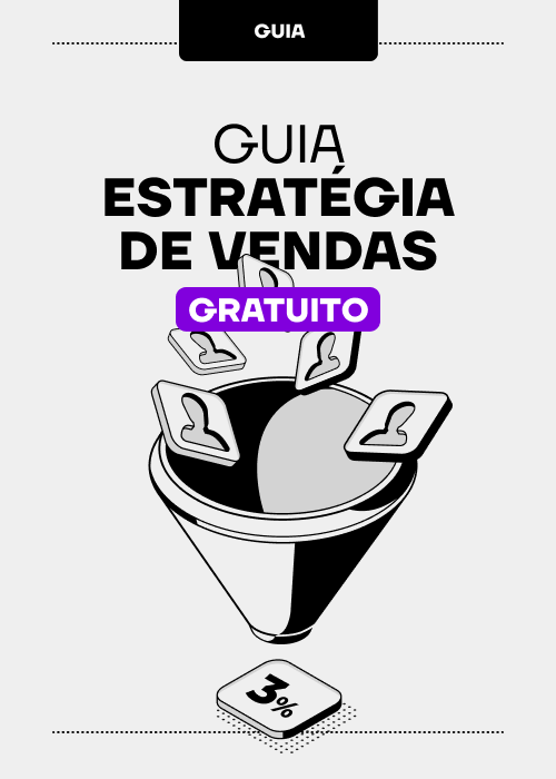 Capa do Guia de Estratégia de Vendas gratuito da REMIND com ilustração de funil.