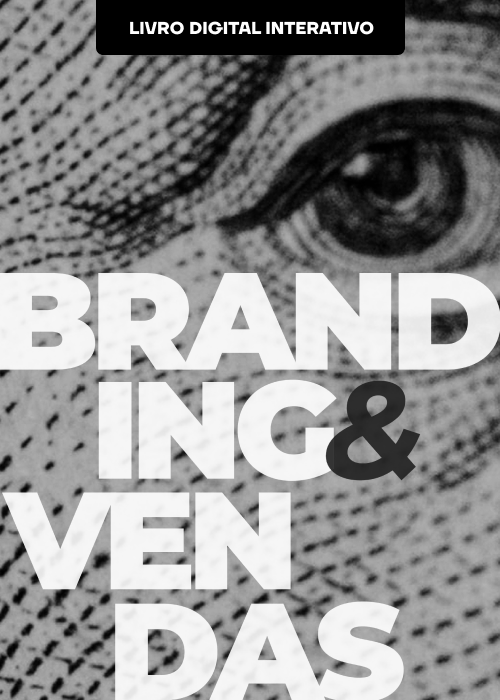 Capa do e-book “BRANDING & VENDAS” destacada em preto e branco.