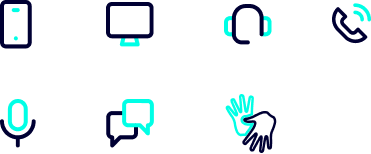 Ícones de conversa - Universo visual