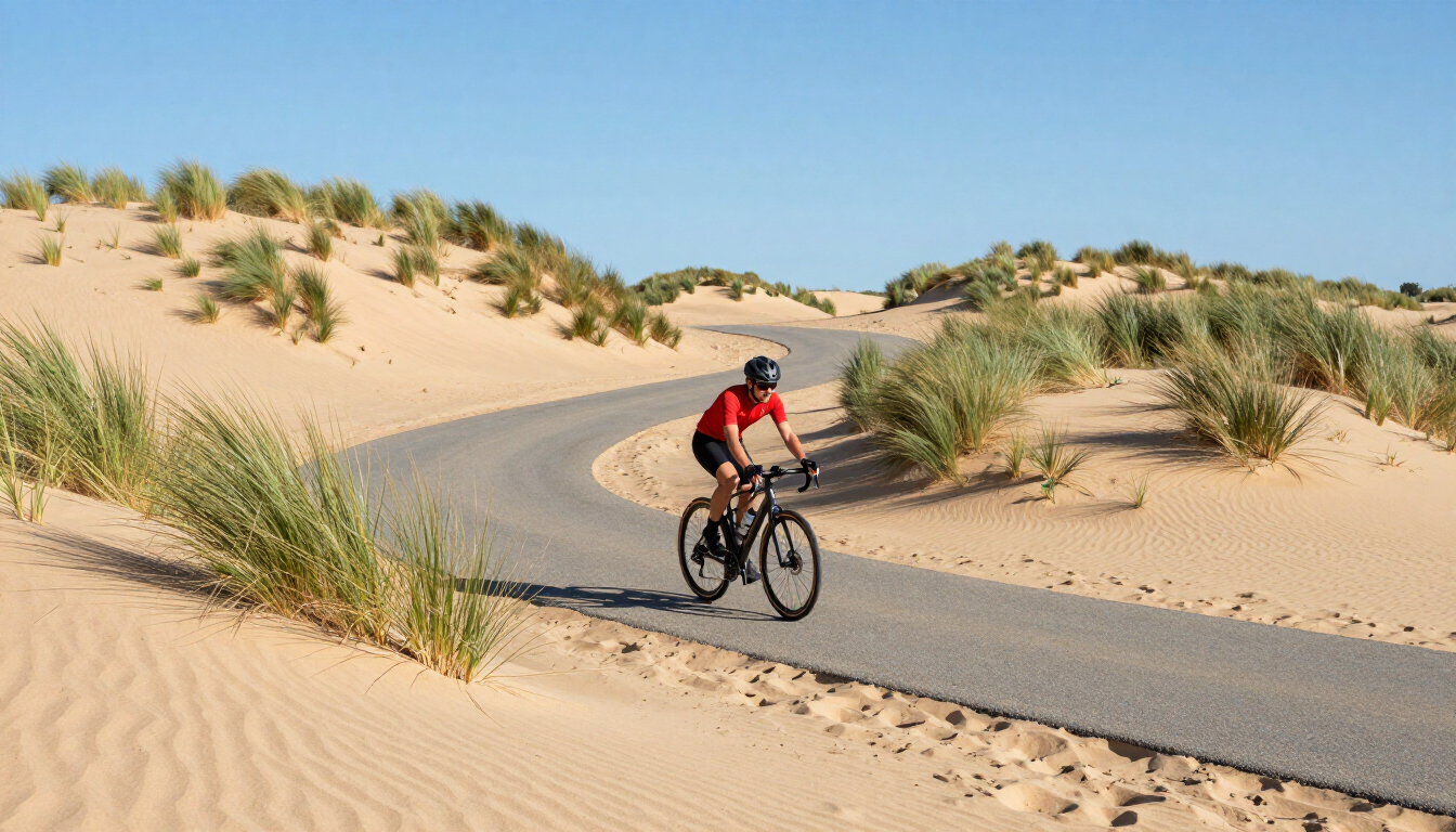 Fietsen door de duinen bij Ockenburgh