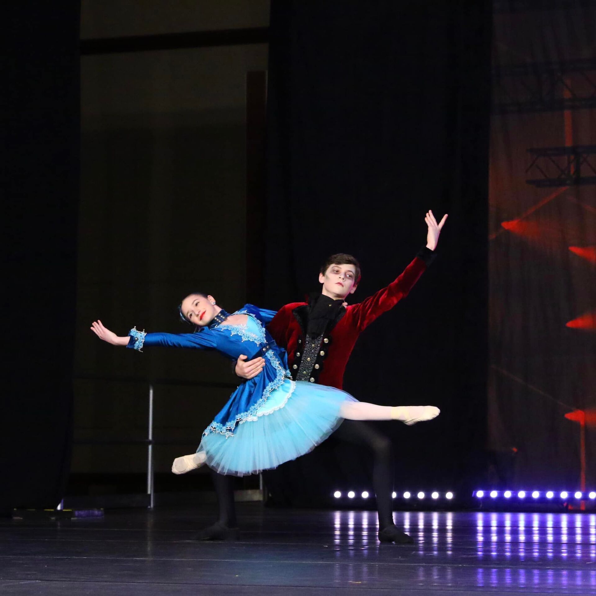 Two of our dancers from the competitive team performing.