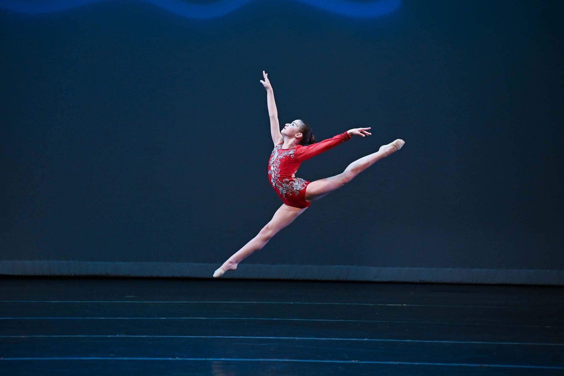 One of our dancers in the contemporary class at ACBT Atlantic City NJ