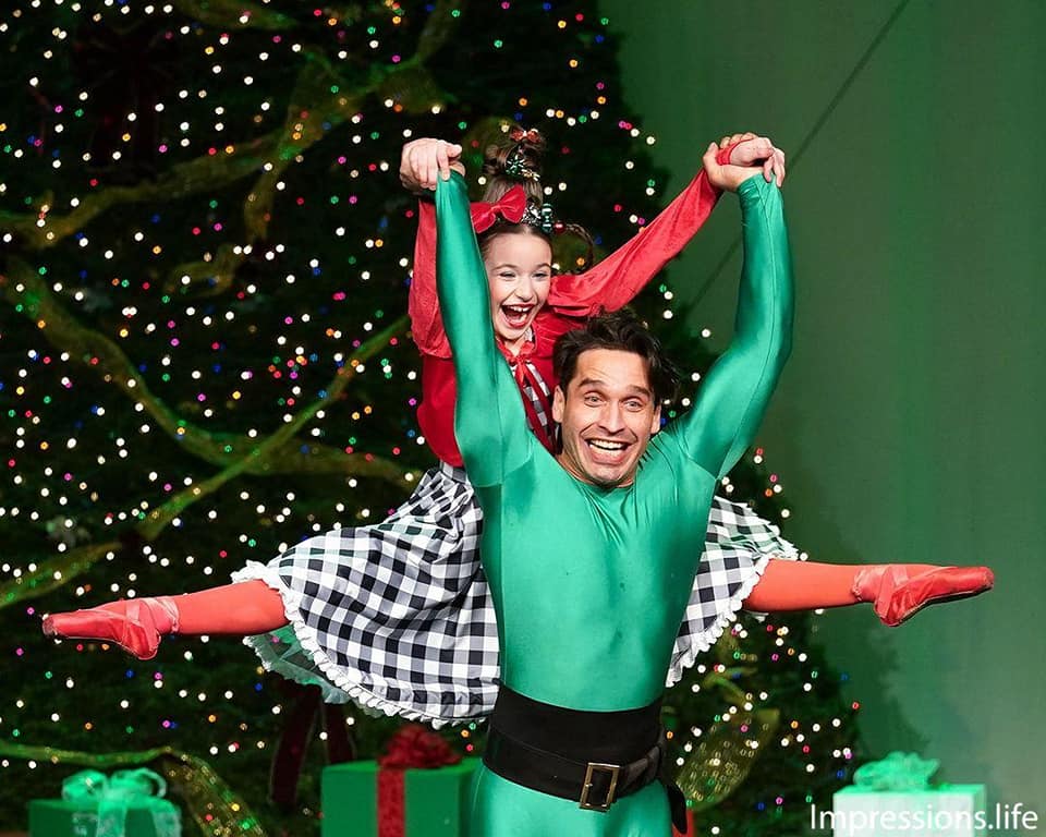 Lily performing in the Nutcracker.