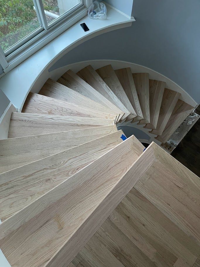 Precision Hardwood Floors Staircase Installation Gallery