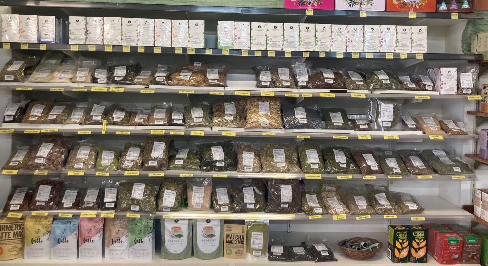 A Store Shelf Filled With Lots of Different Types of Food — Atherton Health Food Centre in Atherton, QLD