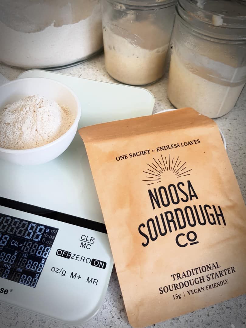 A Bag of Sourdough Next to a Scale and a Bowl of Sourdough — Atherton Health Food Centre in Atherton, QLD