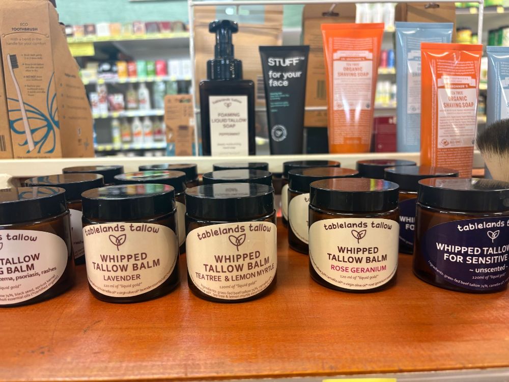 A Display Of Jars Of 