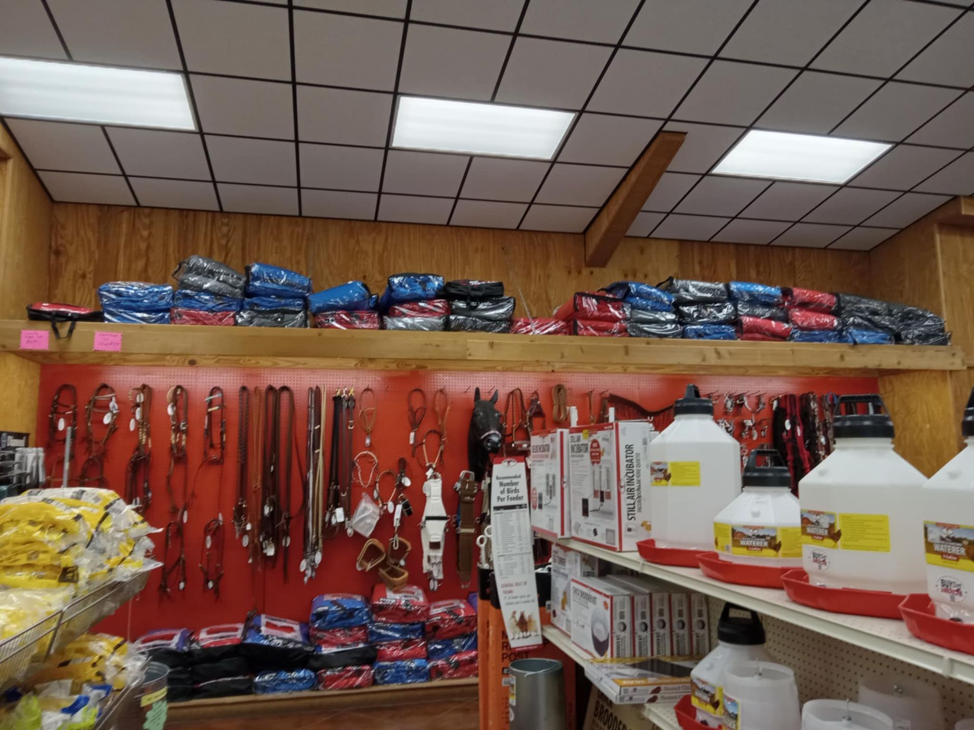 A store filled with lots of items including bottles and bags