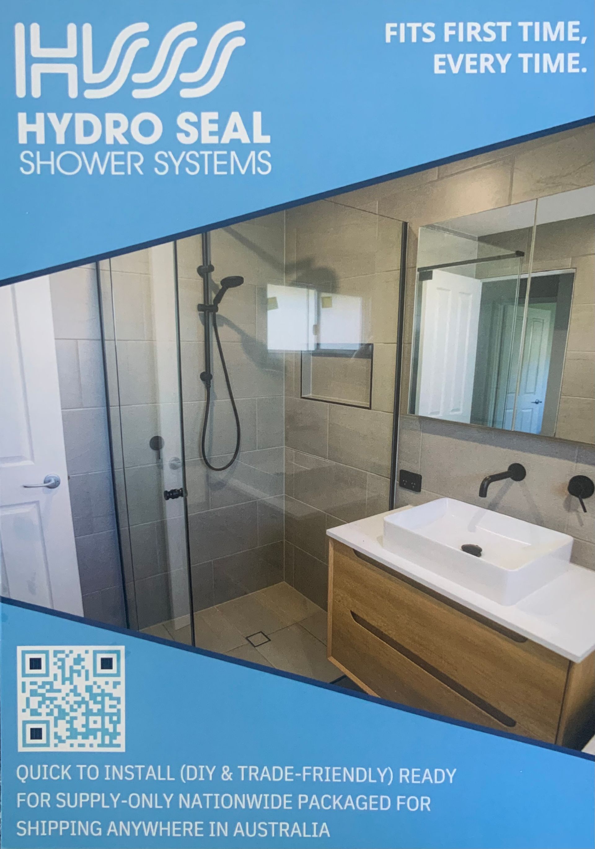 Bathroom Shower Remodel Ad With Glass Shower — Glass & Aluminium Windows & Doors In Yeppoon, QLD
