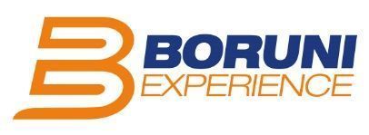 Logo BORUNI EXPERIENCE con una